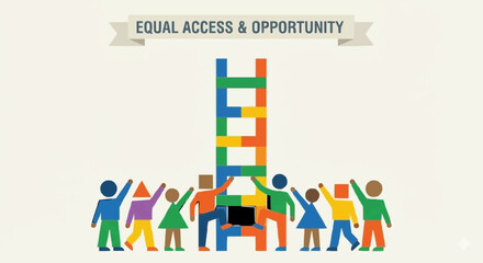 Equality Ladder Representing Equal Access  
