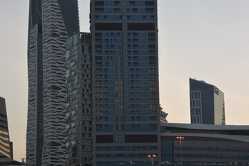 Modern Geometric Architecture at King Abdullah Financial District