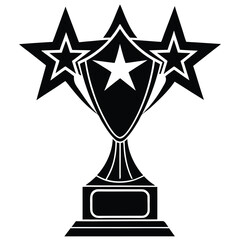 Striking image of a golden trophy, set against a dark background, symbolizing achievement and victory