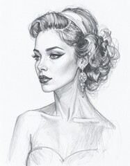 fashion portrait of a woman