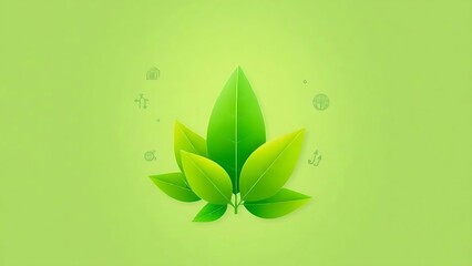 sustainable green ecology background banner