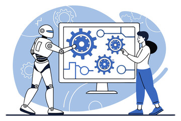 Human and AI Collaborating on System Development and Automation Technology