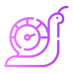 snail gradient icon © afif