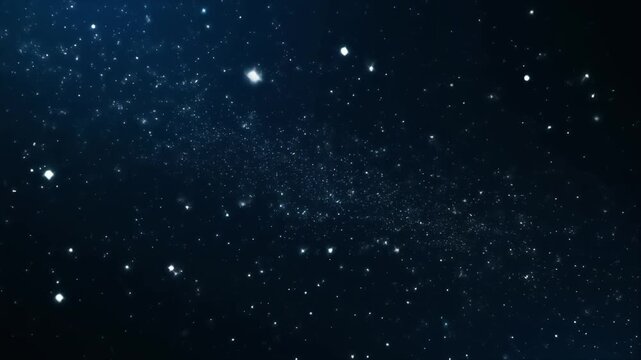 A breathtaking night sky filled with numerous stars in the dark universe viewed from a terrestrial perspective