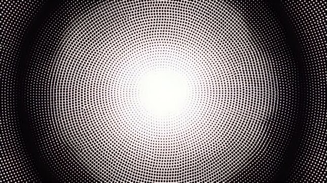 Abstract silver metal background featuring a 3d geometric circle pattern and blue halftone dot texture for a digital vector wallpaper design