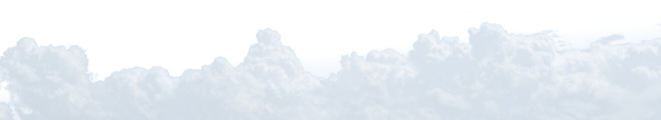 ふわふわの積乱雲　夏の雲	