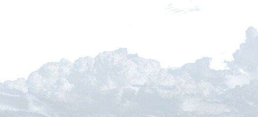 ふわふわの積乱雲　夏の雲	