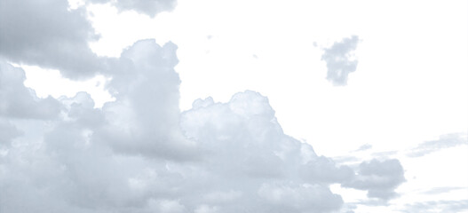 ふわふわの積乱雲　夏の雲	