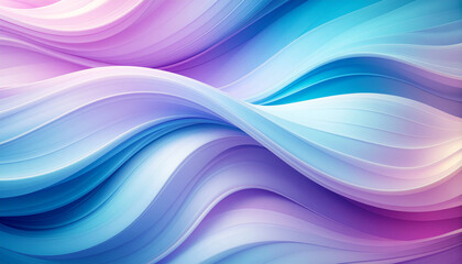 Fototapeta premium Abstract flowing waves of vibrant blue, purple, and pink colors creating a smooth, dynamic, and modern background.