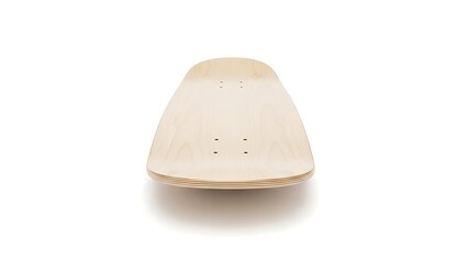 Fototapeta premium Blank Skateboard Deck Isolated on White Background Studio Shot.
