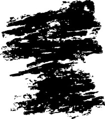 Abstract Brushstroke Shape Element