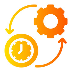 management gradient icon