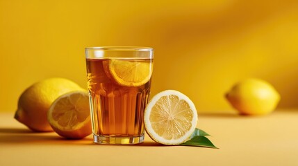 tea lemon lemon and spices