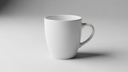 Fototapeta premium Professional product mockup of a blank coffee cup for packaging presentation