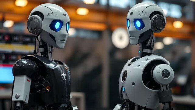 Technology connection with ai robot