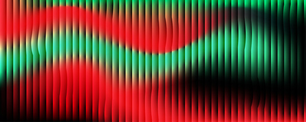 Abstract glass vibrant colorful gradient ripple texture holographic colors and soft noise futuristic vector background.	