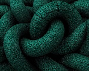 Abstract Dark Teal Geometric Pattern