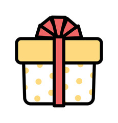 Simple Gift Box Illustration
