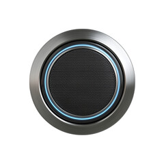 Touchscreen interface dial control with circular interaction design Isolated on a transparent background