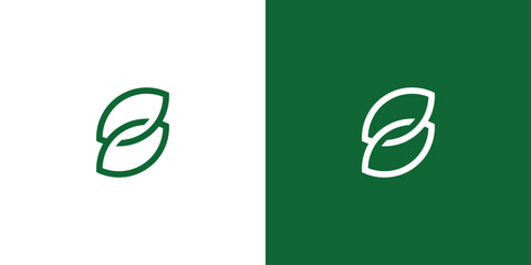 The S logo design for the seed logo is simple and modern