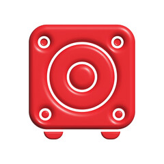 Multimedia speaker icon design template