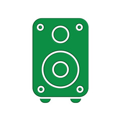 Multimedia speaker icon design template