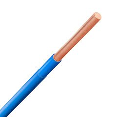 Naklejka premium THHN copper conductor cable