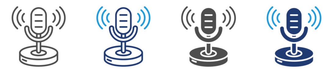 voice assistant icon sheet multiple style