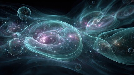 Abstract Cosmic Galaxy Design