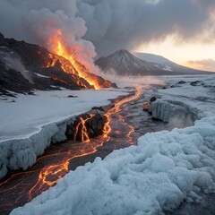 fire in the mountains