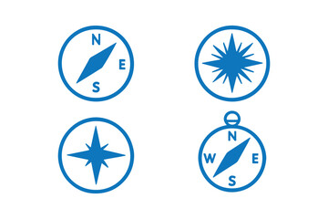 North icon symbol template for graphic and web design collection logo vector illustration