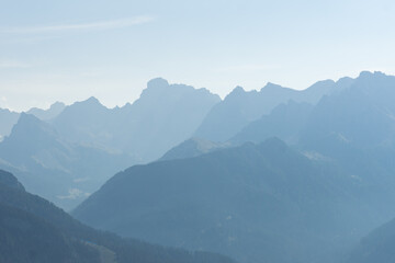 Naklejka premium Italian dolomites panorama