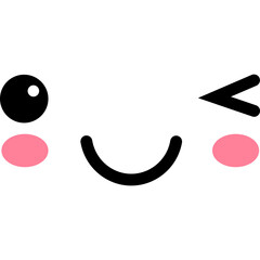 Cute Cartoon Character Face
