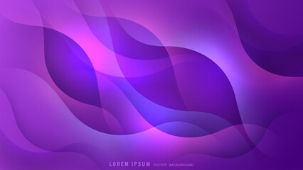 Abstract deep purple and violet fluid wave backgroun
