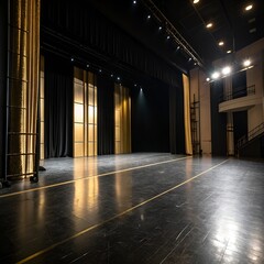 empty corridor in a hotel