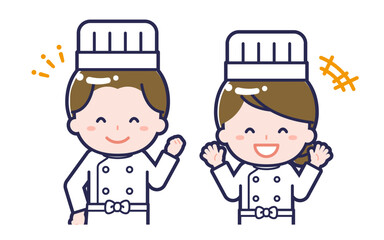 シェフ／2人組／男女 02