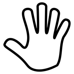 Obraz premium Hand icon