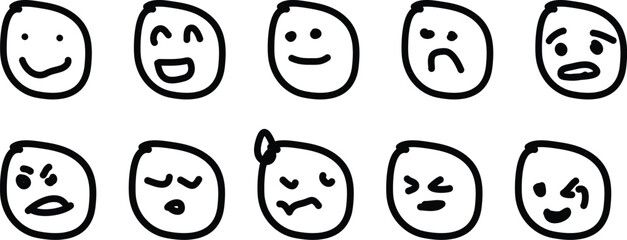 Naklejka premium hand drawn vector