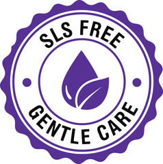 SLS Free Gentle Care - Eco-Friendly Product Emblem