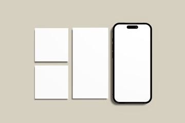 High quality social media mockup