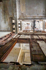 Obraz premium abandoned laura street trio, Jacksonville, FL