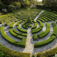 Labyrinth Spiral A spiral forming a labyrinth Represents a compl
