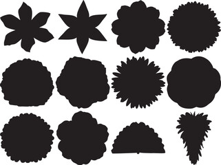 Flower Silhouettes Collection