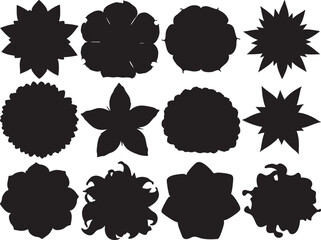 Silhouette Flowers Collection