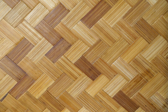 Bamboo woven pattern background wall