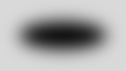 Simple black oval shape on gray background