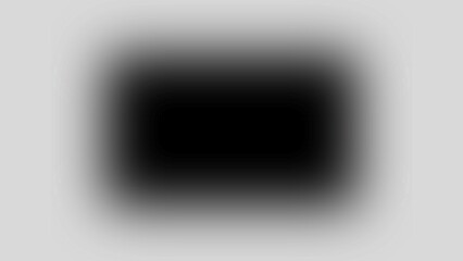 Blurry black square on gray background
