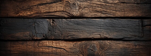 Dark Rustic Wooden Plank Texture for Backgrounds and Design Projects with Natural Aesthetic