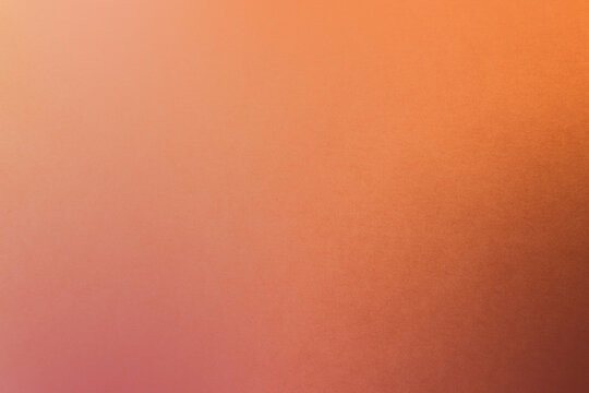 Mixed coral orange pink tone color paint on blank eco environmental friendly cardboard box paper texture background with space minimal creative style 