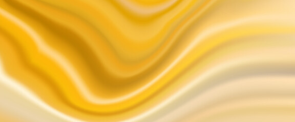 Obraz premium Smooth golden abstract vector background with flowing wave gradients and soft curves, creating a warm, elegant, and luxurious feel ideal for modern design and branding.